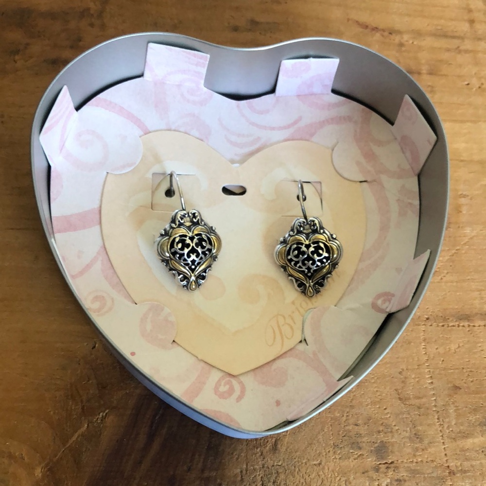 Brighton Silver and Gold Rendezvous Earrings.